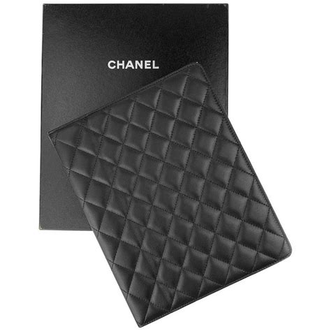 quilted chanel phone case|chanel ipad case.